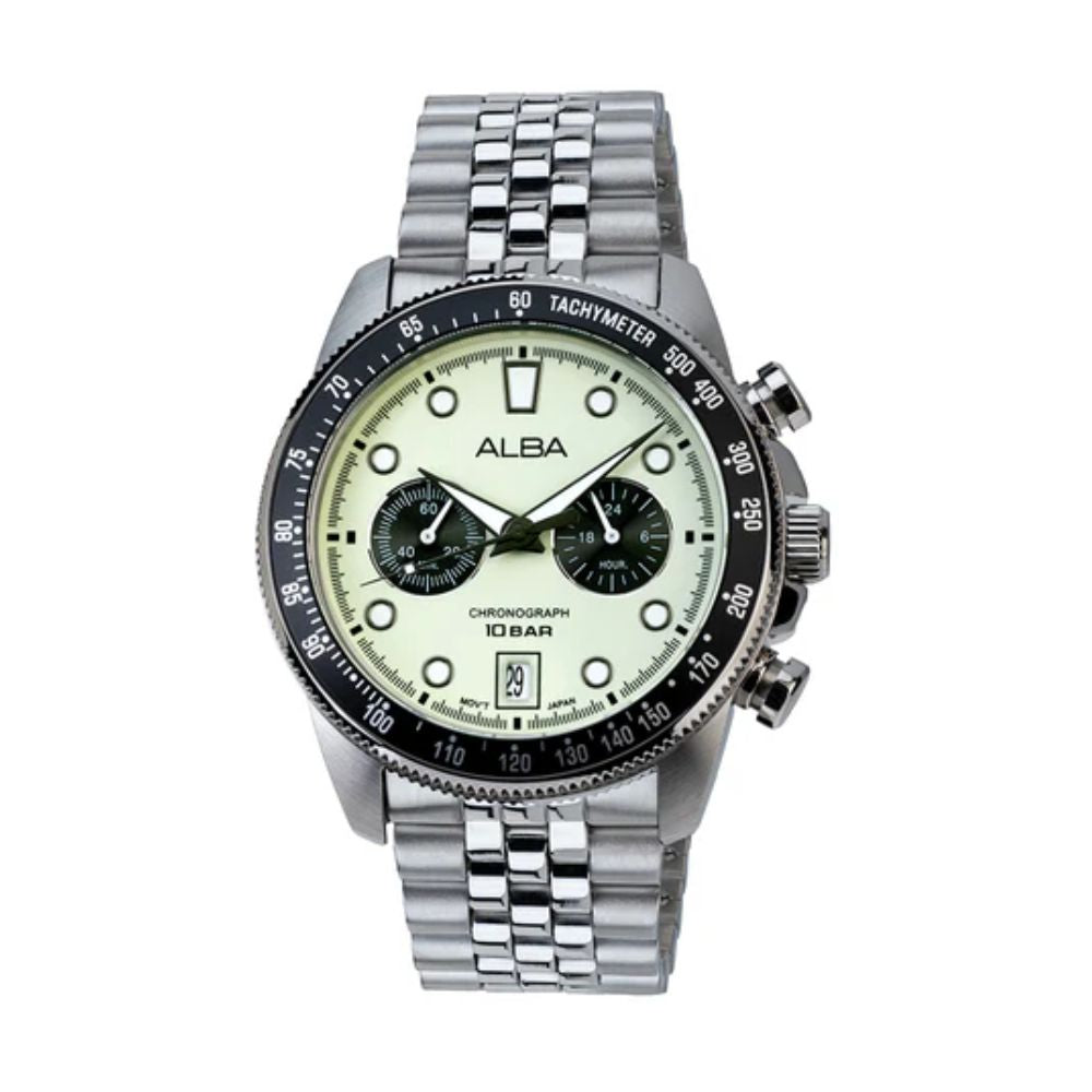 ALBA Neon Green Dial Men Watch A4B033X1