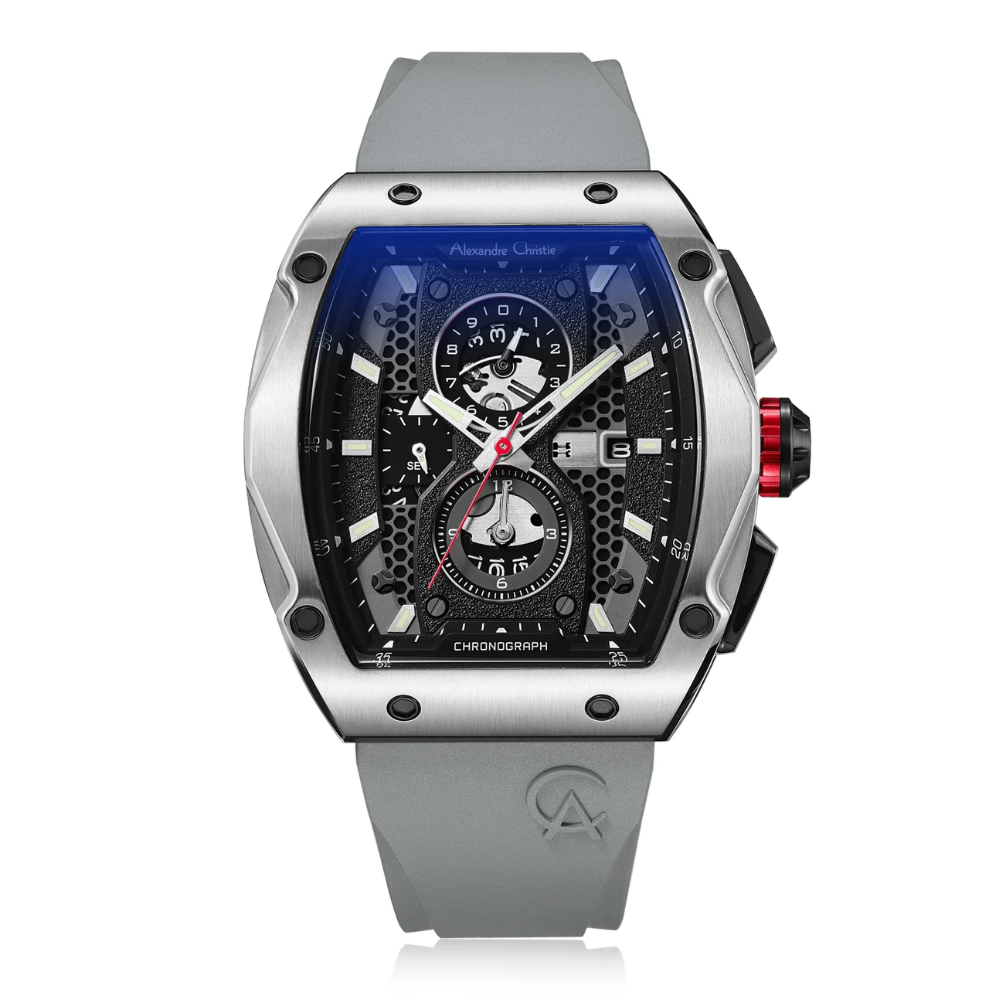 Alexandre Christie Chronograph Black Dial Men's Watch 6608MCRTBBAGR