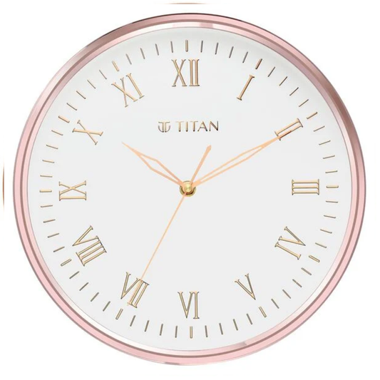 Titan Elegant White Dial Wall Clock NTW0001PA03
