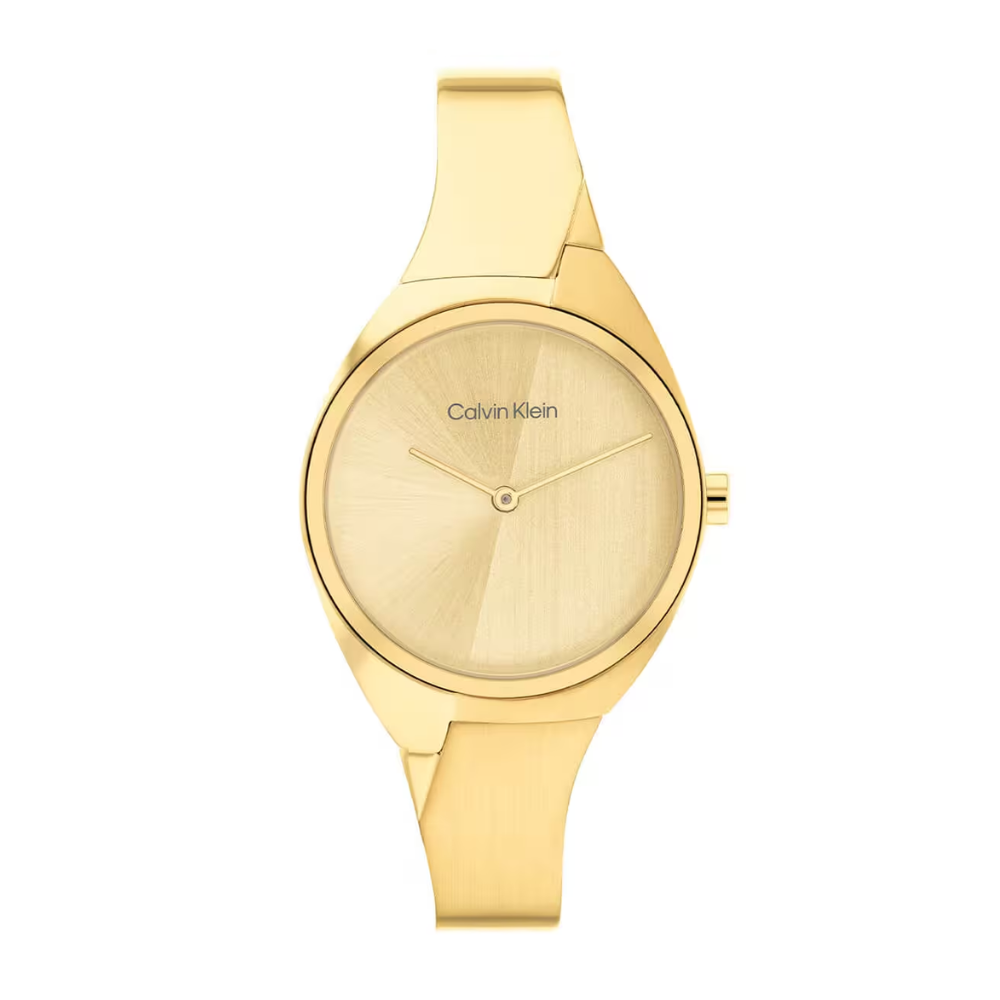 Calvin Klein Charming Champagne Dial Women's Analog Stainless Steel Watch 25200235
