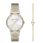 Armani Exchange Lola Analog Watch for Women with Bracelet AX7156SET