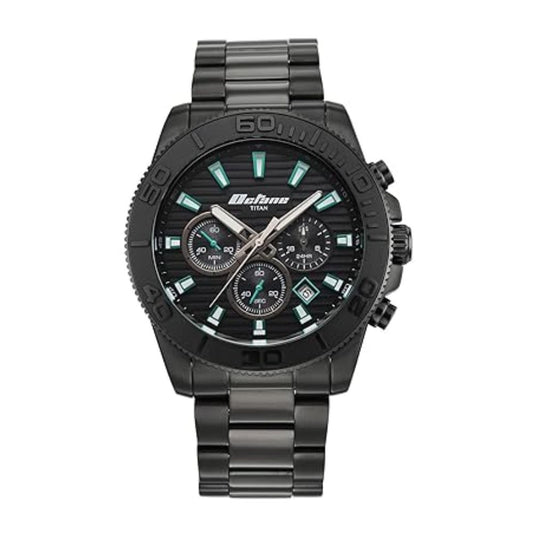 Titan Octane Fashion Accendo Chronograph Black Men's Watch 90239NM01
