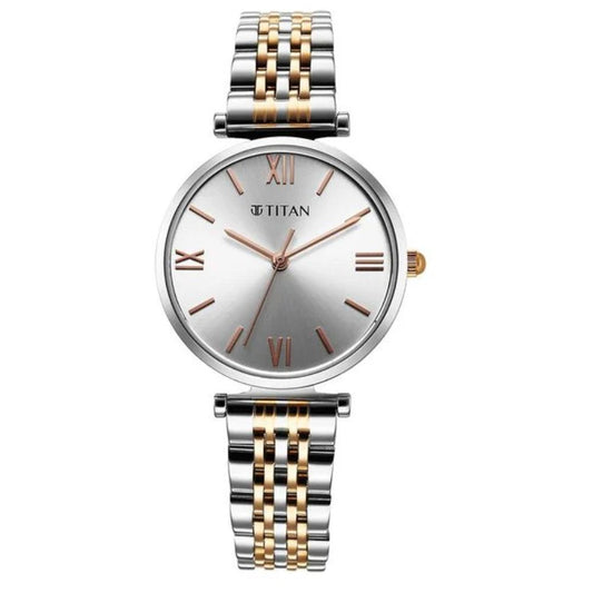 Titan Workmode Silver Dial Women's Watch 95313KM01