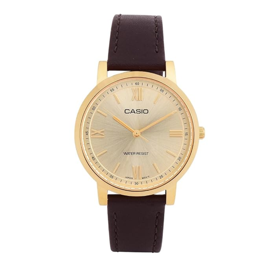 Casio Enticer Beige Dial Women Watch A2159 LTP-SN1GL-9A