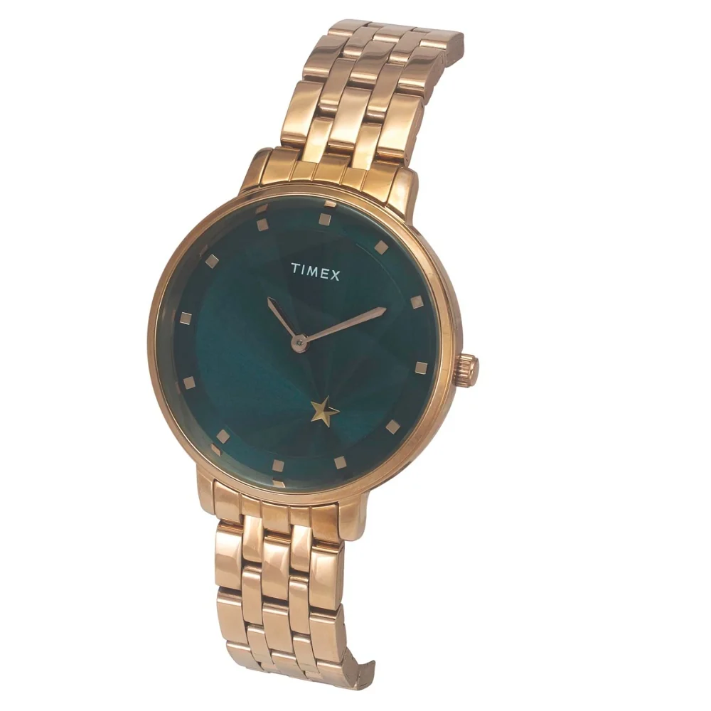 Timex Analog Rose Gold Women Watch TWEL19103