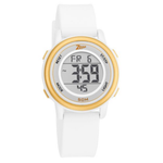 Zoop Digital Watch with Digital Dial & White Strap for Girls Kids NS16015PP04