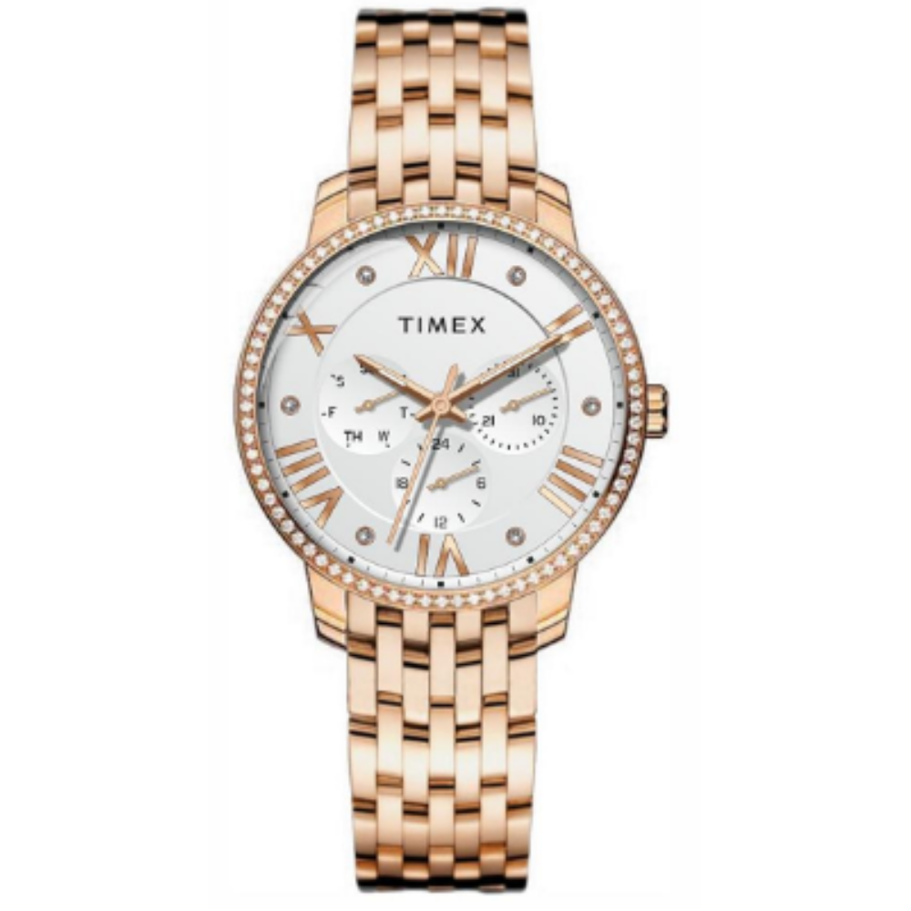 Timex Analog White Dial Women's Watch TWEL29001