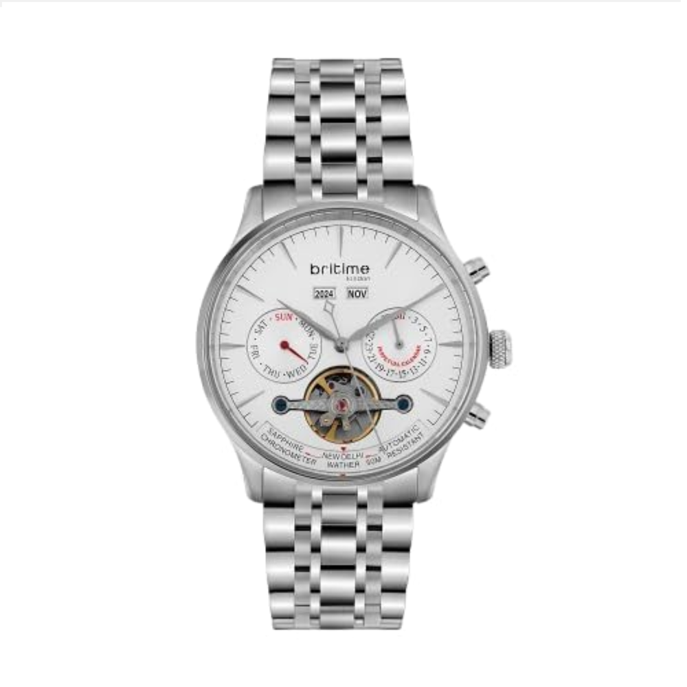 Britime Celestial Silver Men's Watch 867-M10301