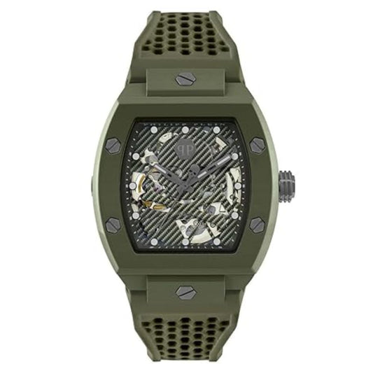 Philipp Plein $keleton Ecoceramic Green Men's Watch PWVBA0223