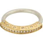 GUESS Knot You Gold-Plated Stainless Steel Ring For Women Ring UBR04057YG56