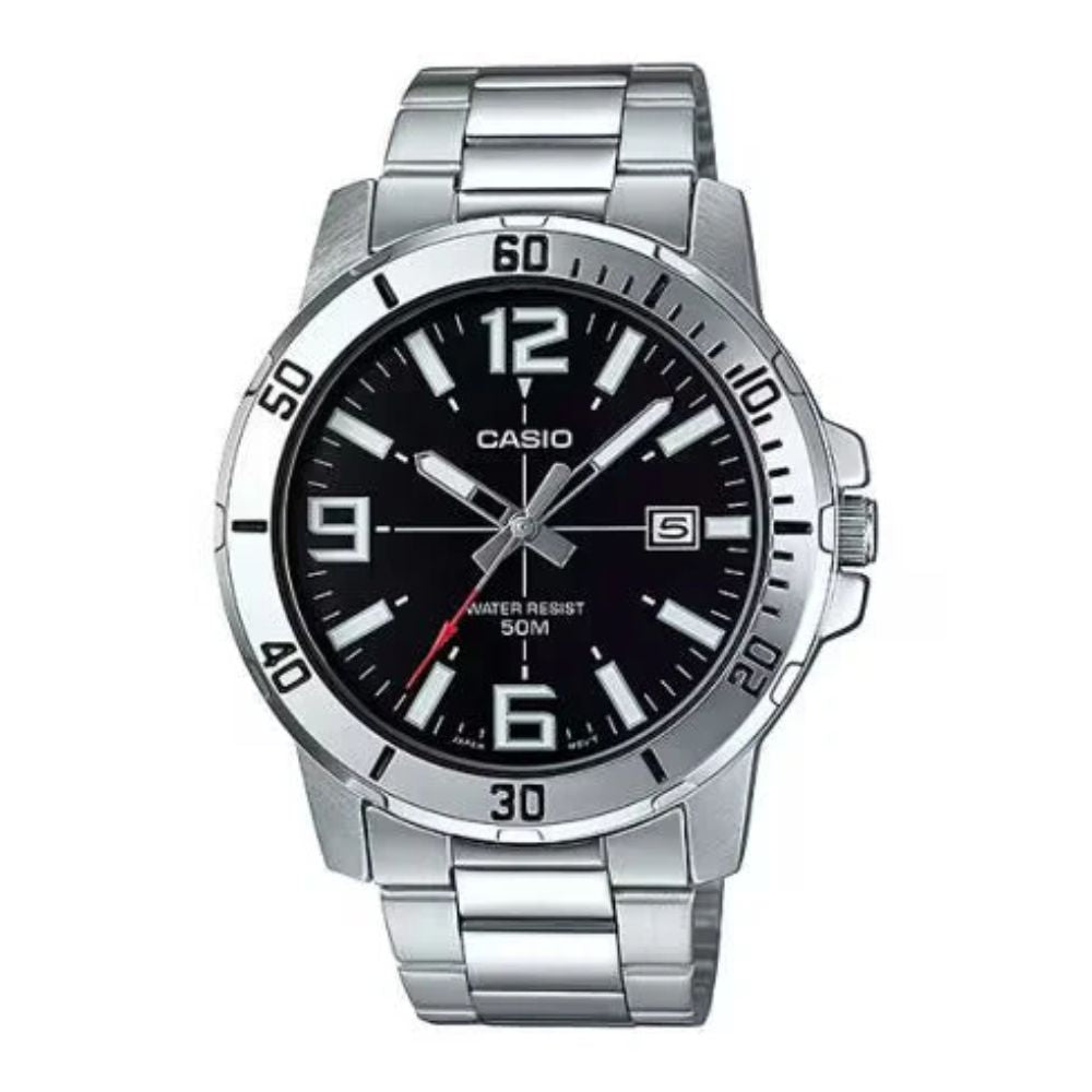 Casio Enticer Black Dial Men Watch A1361 MTP-VD01D-1BVUDF