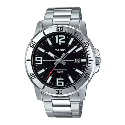 Casio Enticer Black Dial Men Watch A1361 MTP-VD01D-1BVUDF