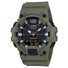 Casio Analogue-Digital Black Dial Men's Watch D178