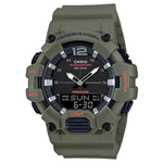 Casio Analogue-Digital Black Dial Men's Watch D178