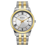 Titan Karishma Festive 3.0 Silver Men's Watch 10060BM01
