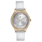 Fastrack Style Up Silver Dial Watch for Girls- 6152WL01