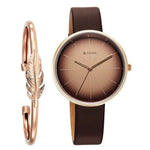 Titan Stackables Brown Women's Watch 2718WL01