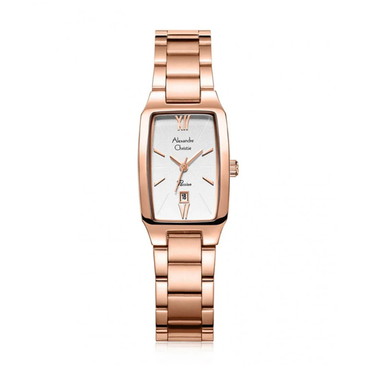 Alexandre Christie Classic Rose Gold Women's Watch 2455LDBRGSL