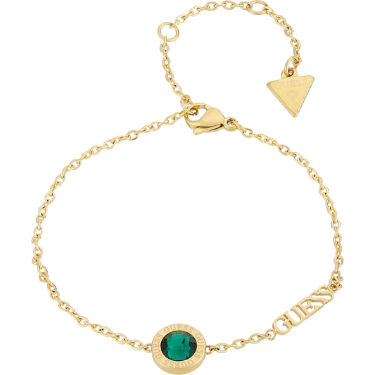 GUESS Steel Gold-Plated Bracelet Jewellery UBB02246YGEML