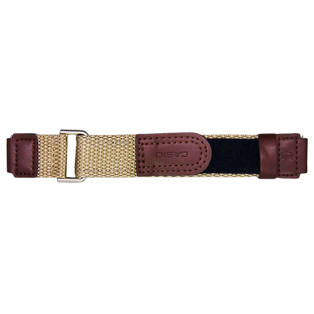 Casio Beige-Brown Textile And Leather Strap Men's Watch AW-80V-5BV | 10220471