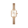 Daniel Wellington Quadro Analog Champagne Rose Gold Women's Watch DW00100651K