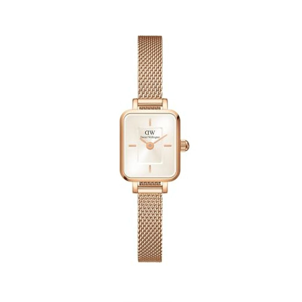 Daniel Wellington Quadro Analog Champagne Rose Gold Women's Watch DW00100651K