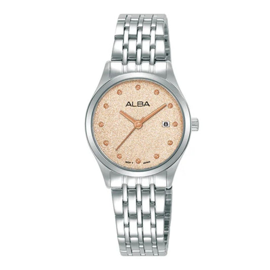 Alba Sparkling Champagne Dial Women's Watch AH7EY9X1
