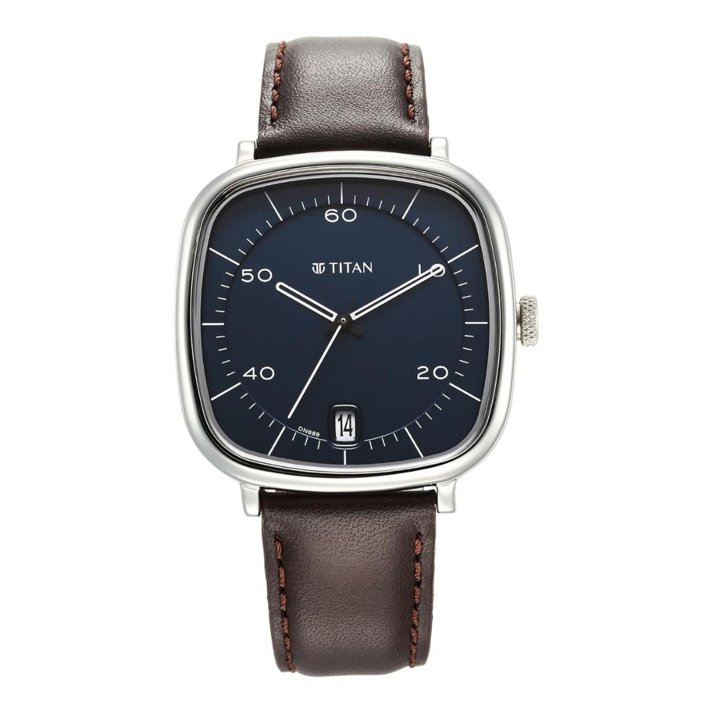 Titan Neo Curve Blue Dial Men's Watch 1885SL03