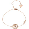 GUESS Steel Rose Gold-plated Bracelet Women's Jewellery UBB02137RGL