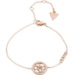 GUESS Steel Rose Gold-plated Bracelet Women's Jewellery UBB02137RGL