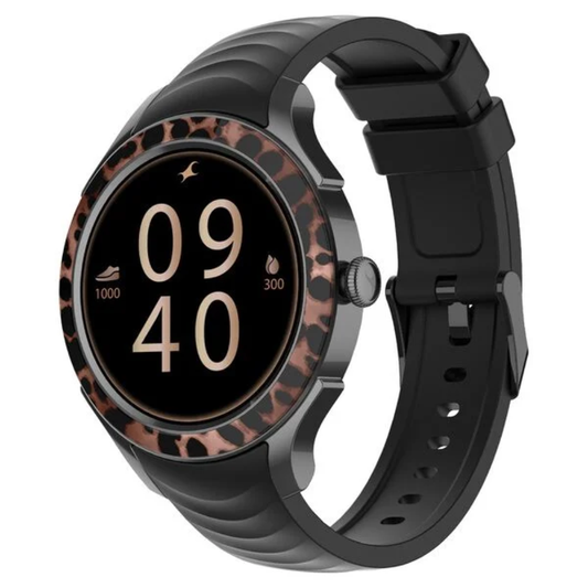 Fastrack Ella Women Smartwatch with 1.2 Inch AMOLED Display 68058NP01