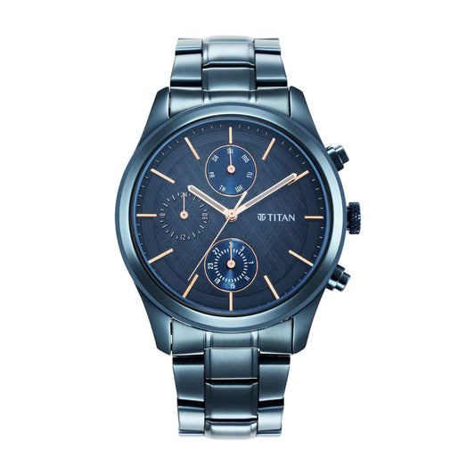 Titan Neo Splash Midnight Blue Men's Watch 1805QM01