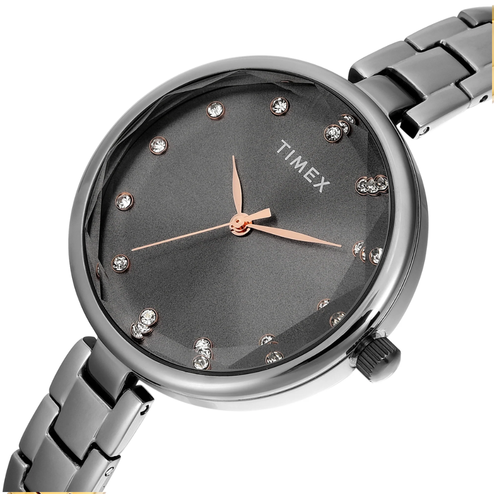 TIMEX Trendline Round Grey Dial Women Watch Analog Watch TWEL21703