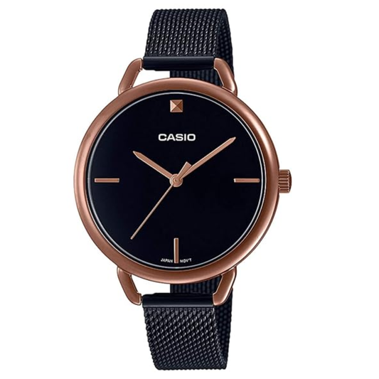 Casio Enticer Analog Black Dial Women’s Watch – LTP-E415MBR-1CDF (A1811)