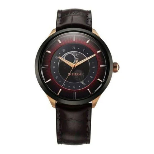 Titan Caleum Scarlet Red Women's Watch 10028KL01