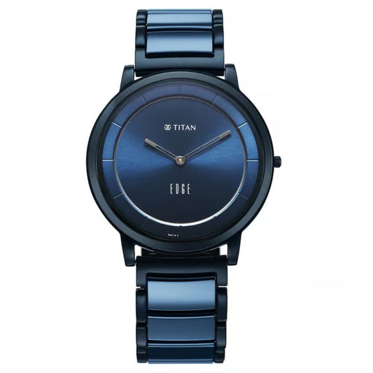 Titan Melange Blue Men's Watch 1878KD04