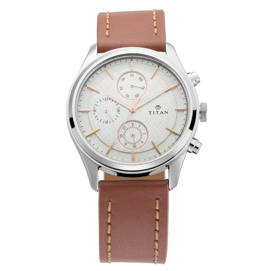 Titan Neo Silver Dial Men's Watch NM1805SL01