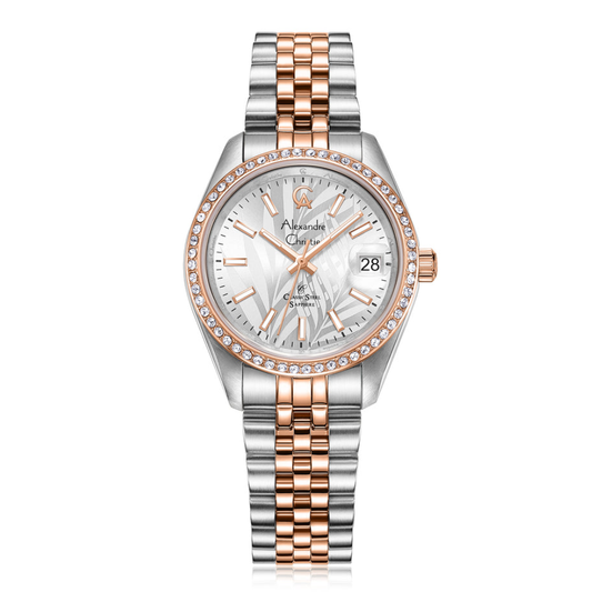 ALEXANDRE CHRISTIE Classic Silver Women's Watch 5012LDBTRRGSL