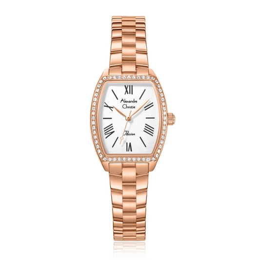 Alexandre Christie Classic Rose Gold Women's Watch 2C10LHBRGSL