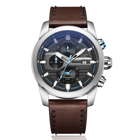 Alexandre Christie Chronograph Brown Men's Watch 6562MCLSSBABU