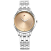 Fastrack Stunners Quartz Analog Rose Gold Dial Watch for Girls - 6248SM02