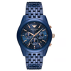 Emporio Armani Blue Dial Men's Ceramic Analog Watch AR70016