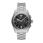 Emporio Armani Federico Men's Black Dial Chronograph Watch AR11560