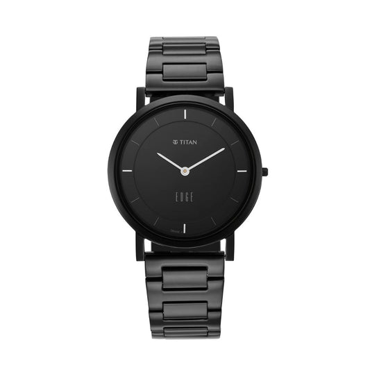 Titan Edge Black Men's Watch 1595NM01