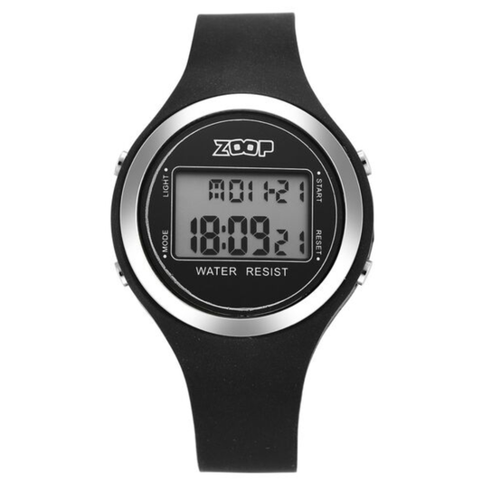 Zoop Digital Black Strap Girls Kids Digital Watch 26024PP01