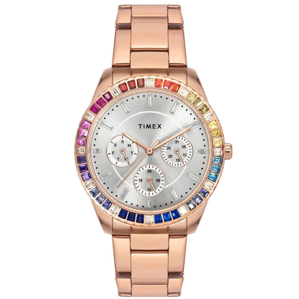 Timex E-Class Premium-Sport Silver Women Watch TWEL16802