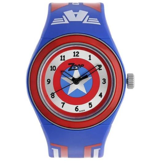 Zoop Marvel Avengers Red Dial Multicoloured Strap Boys Kids Analog Watch C4048PP18
