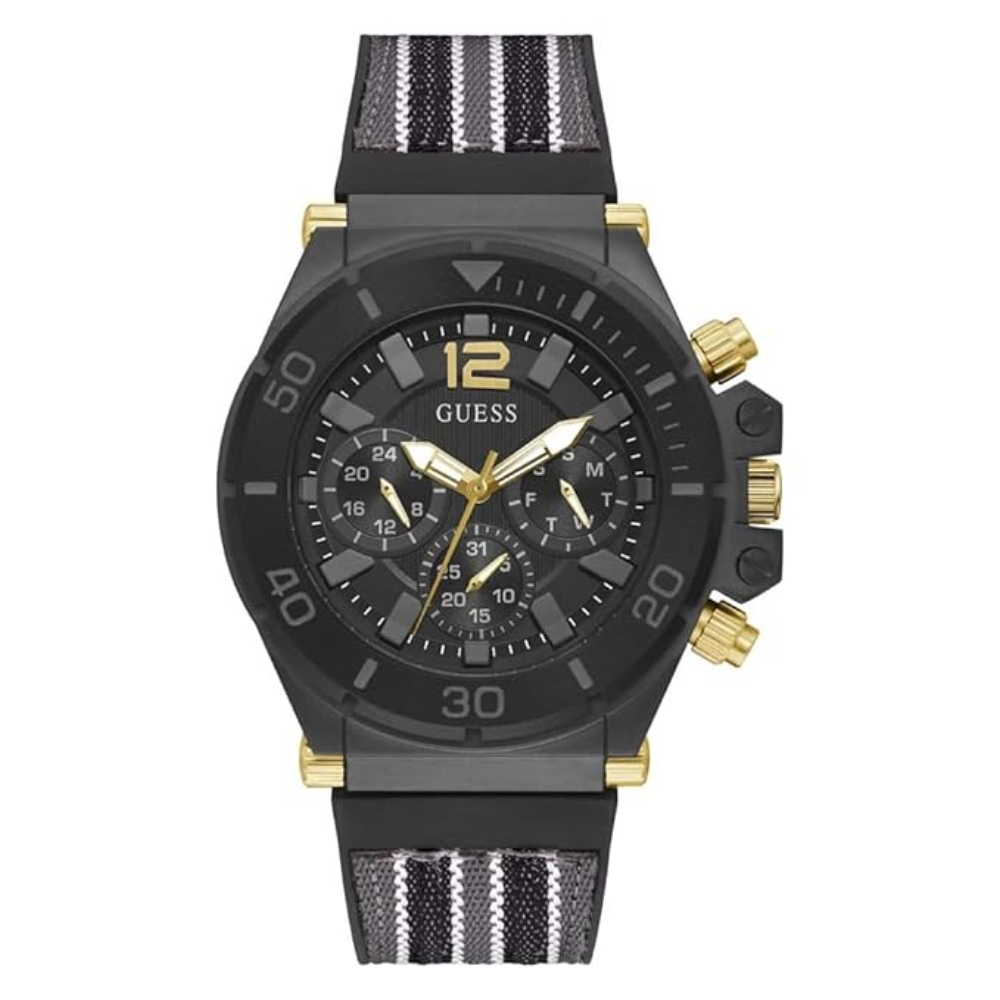 GUESS Pilot Black Men Watch GW0415G3