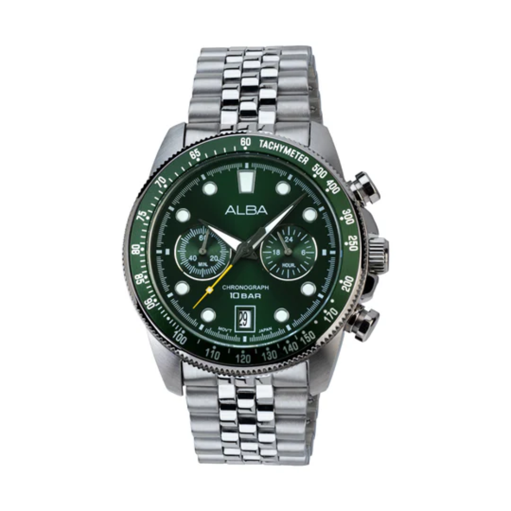 ALBA Deep Green Dial Men's Watch A4B029X1