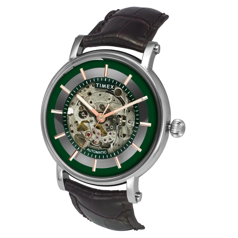 Timex Automatic Green Dial Men's Watch TWEG16718